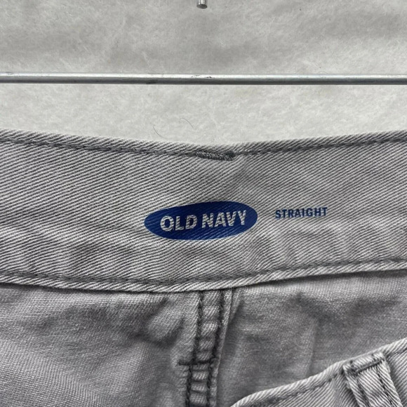 Old Navy Jean's Men's Sz 30x32 Gray Regular 5-Pocket Slim-Straight Leg Denim - Picture 3 of 8